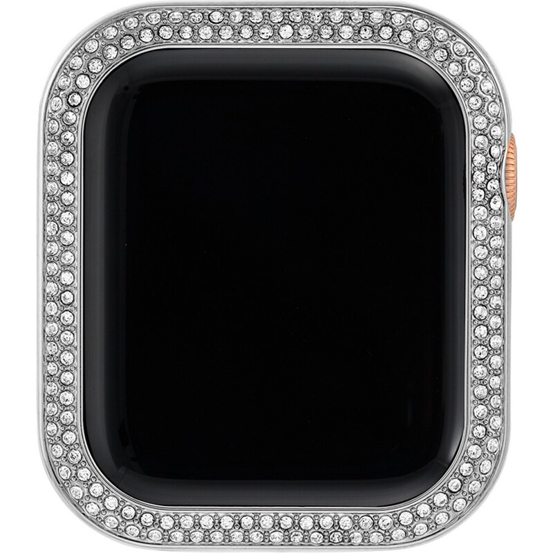 Anne Klein luneta pro Apple Watch 40mm stříbraná s krystaly 82408831