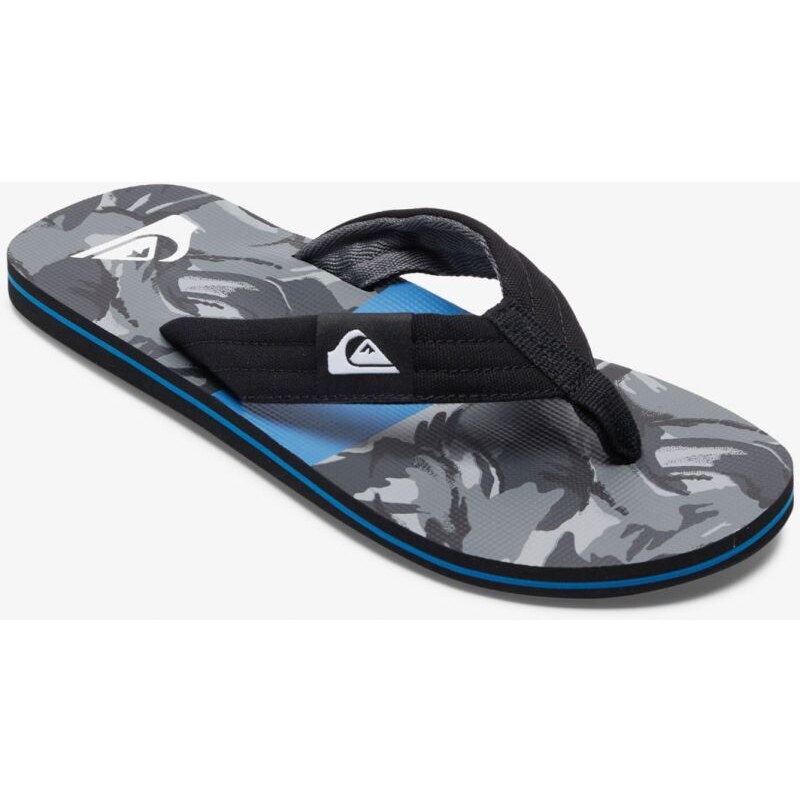 ŽABKY QUIKSILVER MOLOKAI LAYBACK II - černá -