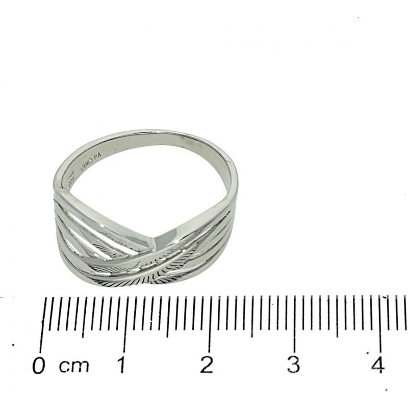 Goldstore Propletený stříbrný prsten