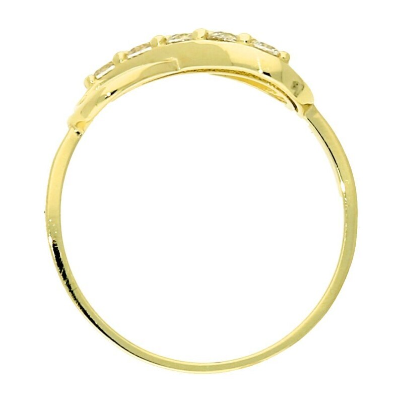 Goldstore Zlatý prsten nekonečno zirkony
