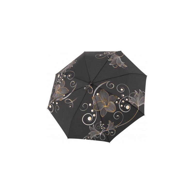 Doppler Fiber Magic Golden Flower AC – dámský plně automatický deštník