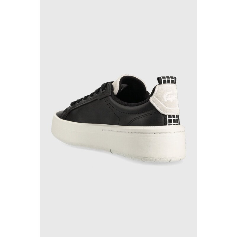 Kožené sneakers boty Lacoste Carnaby černá barva, 45SFA0040