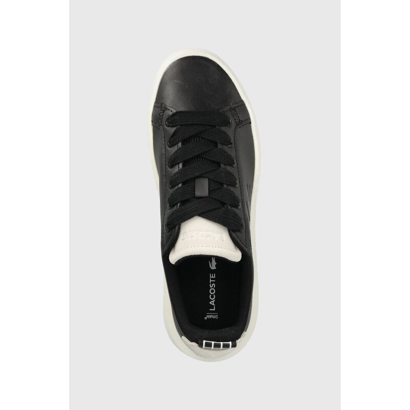 Kožené sneakers boty Lacoste Carnaby černá barva, 45SFA0040