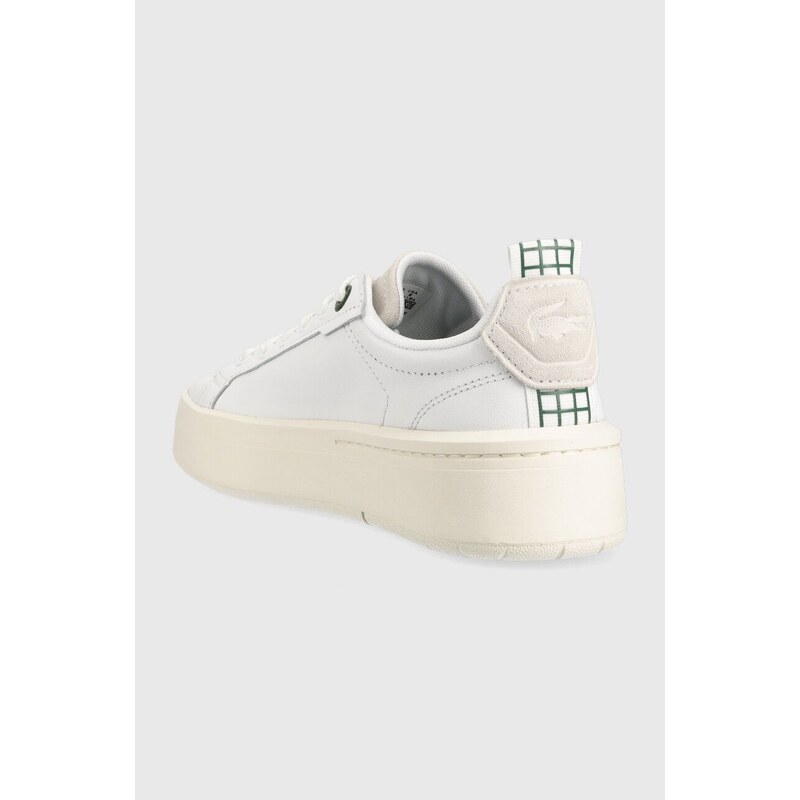 Kožené sneakers boty Lacoste Carnaby bílá barva, 45SFA0040