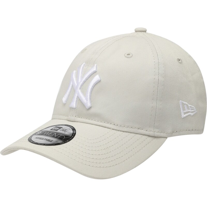 NEW ERA Kšiltovka 9 Twenty New York Yankees světle béžová / bílá