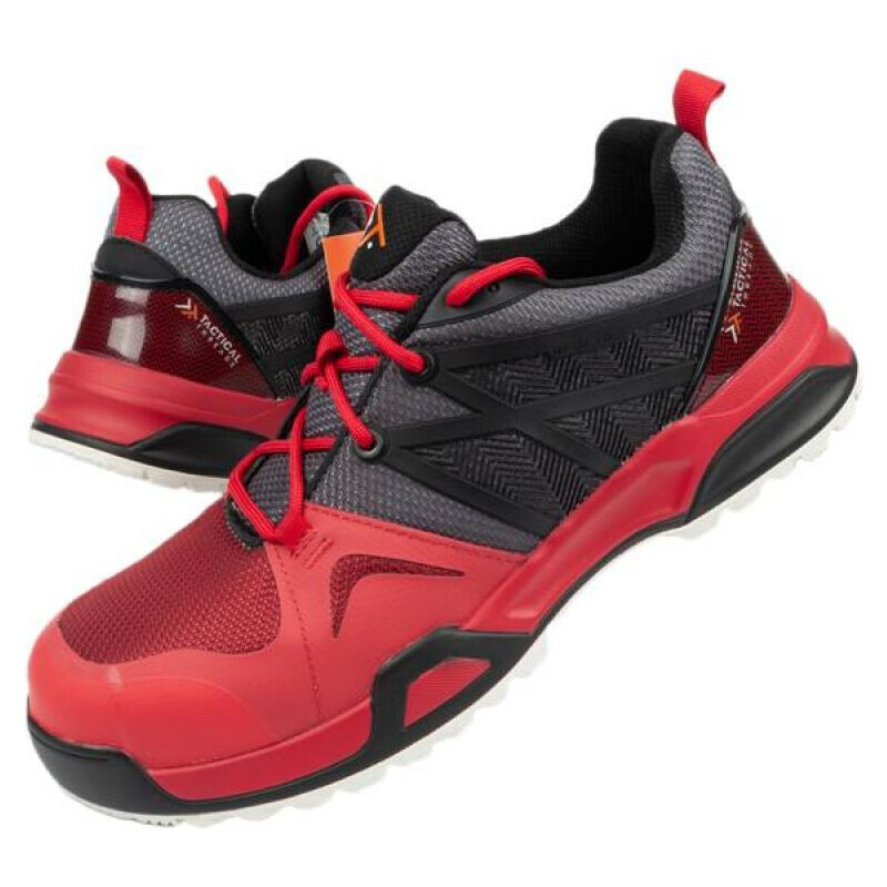 Pánské boty / tenisky Mortify Trainer TRK129 červeno-černá -
