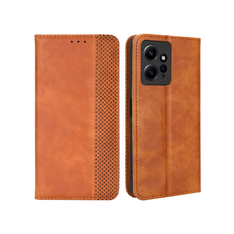 Pouzdro MFashion Xiaomi Redmi Note 12 4G - hnědé - Vintage