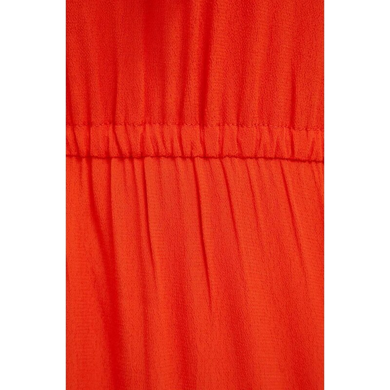 Šaty United Colors of Benetton oranžová barva, mini