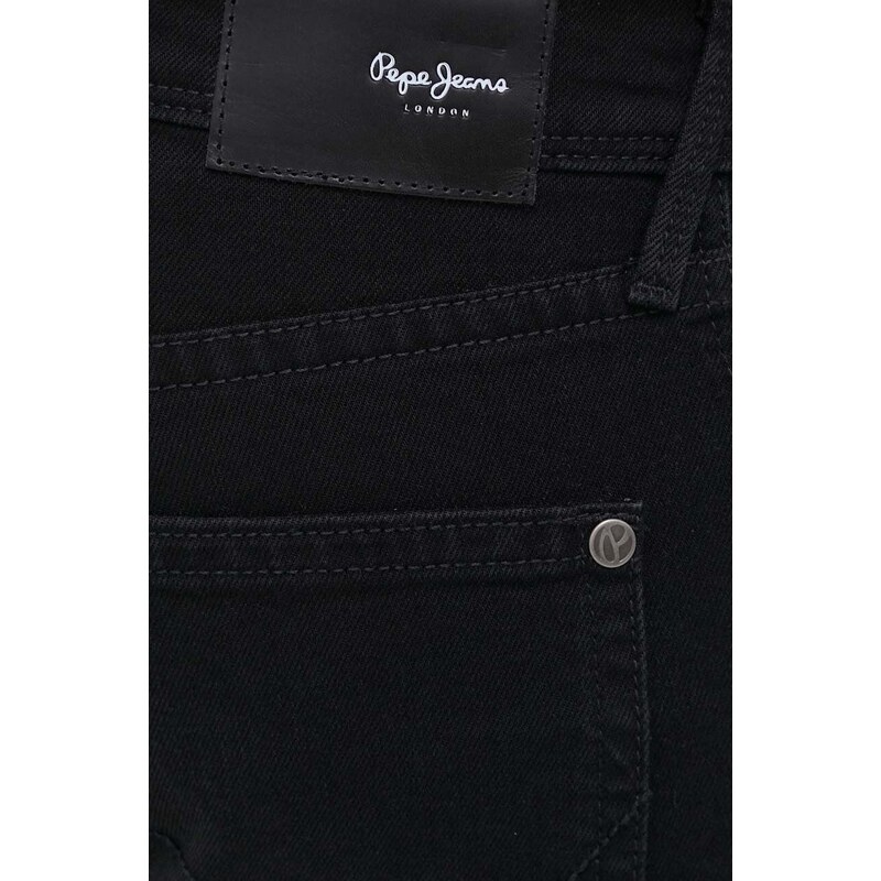 Džíny Pepe Jeans Hatch pánské, černá barva