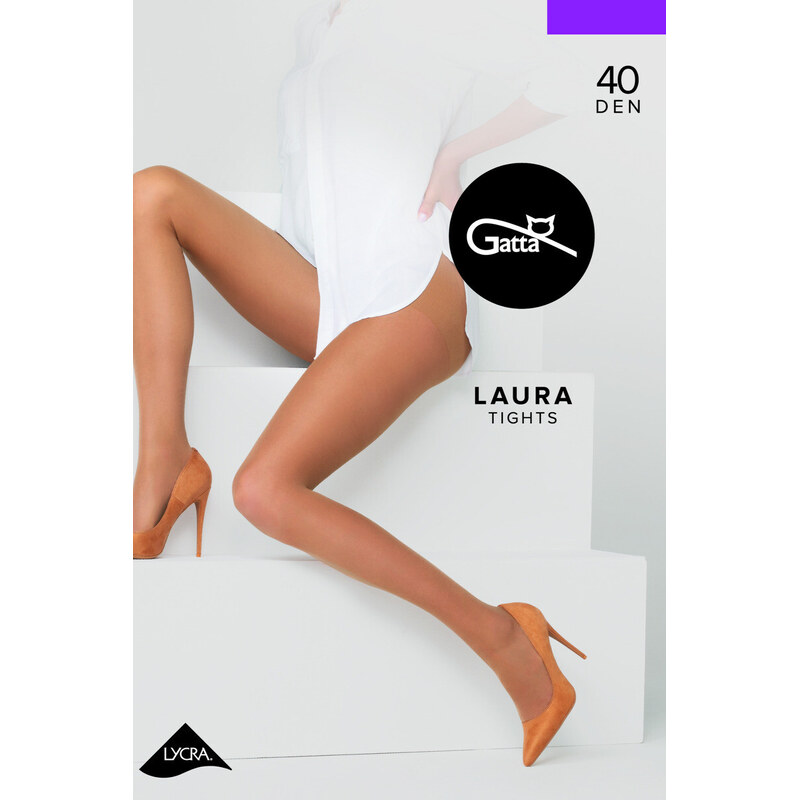 Gatta Polomatné dámské punčochové kalhoty LAURA - Lycra, 40 DEN.