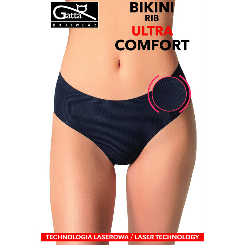 GATTA BODYWEAR Dámské kalhotky - BIKINI RIB ULTRA COMFORT 100303109