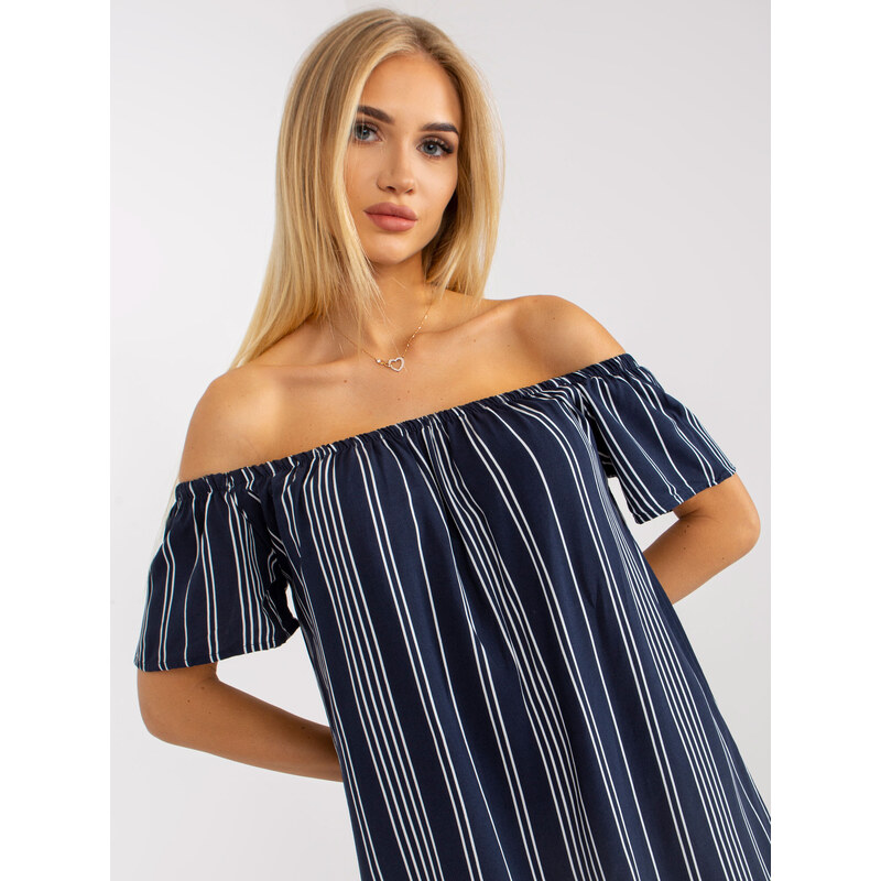 FPrice Dámské šaty D73771M30145I tmavě modré - Fresh Made 113508516