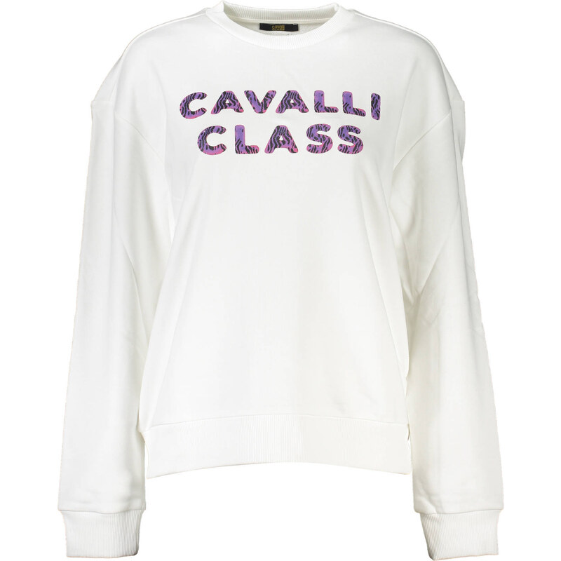 Bílá mMikina Cavalli Class