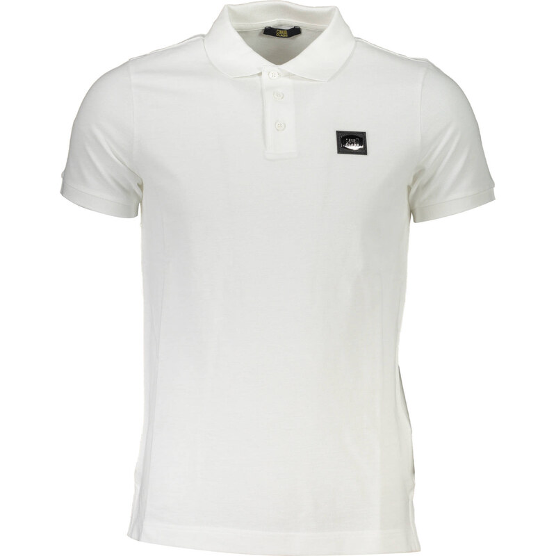 CAVALLI CLASS bílé polo triko