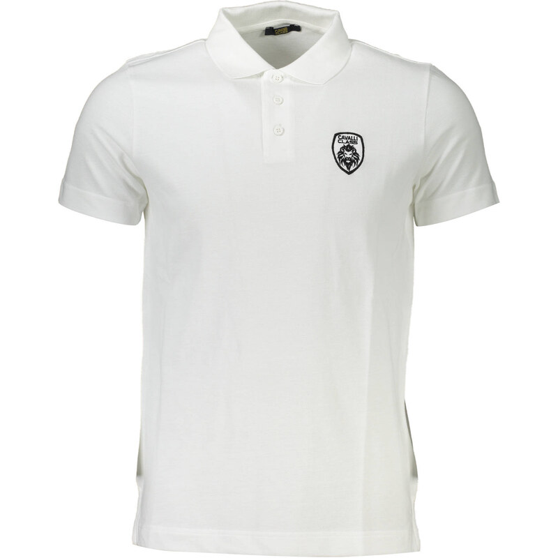 Bílé pánské polo triko Cavalli Class