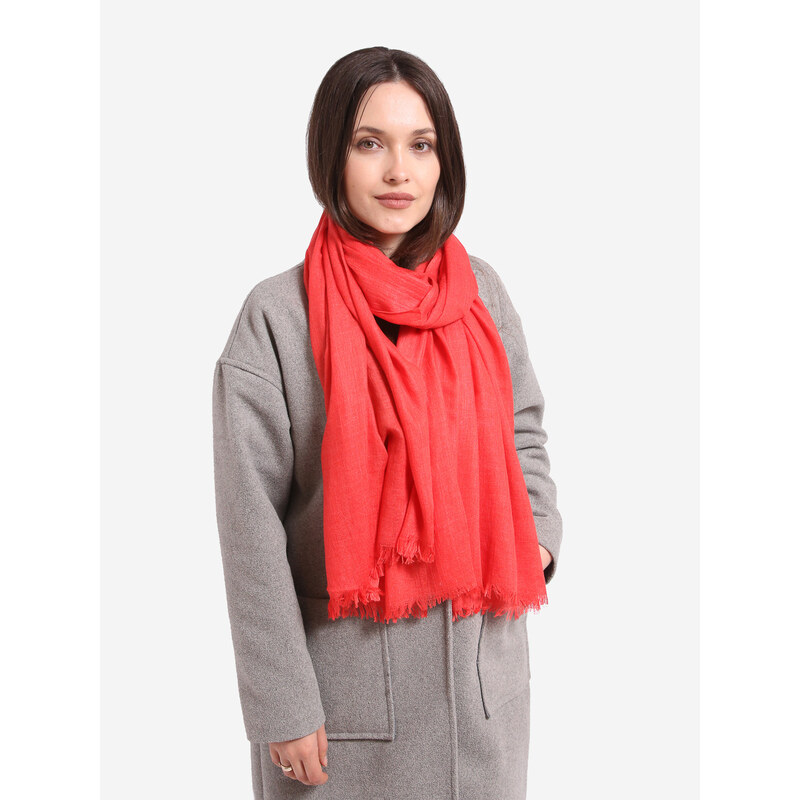 Classic women's scarf red Shelvt