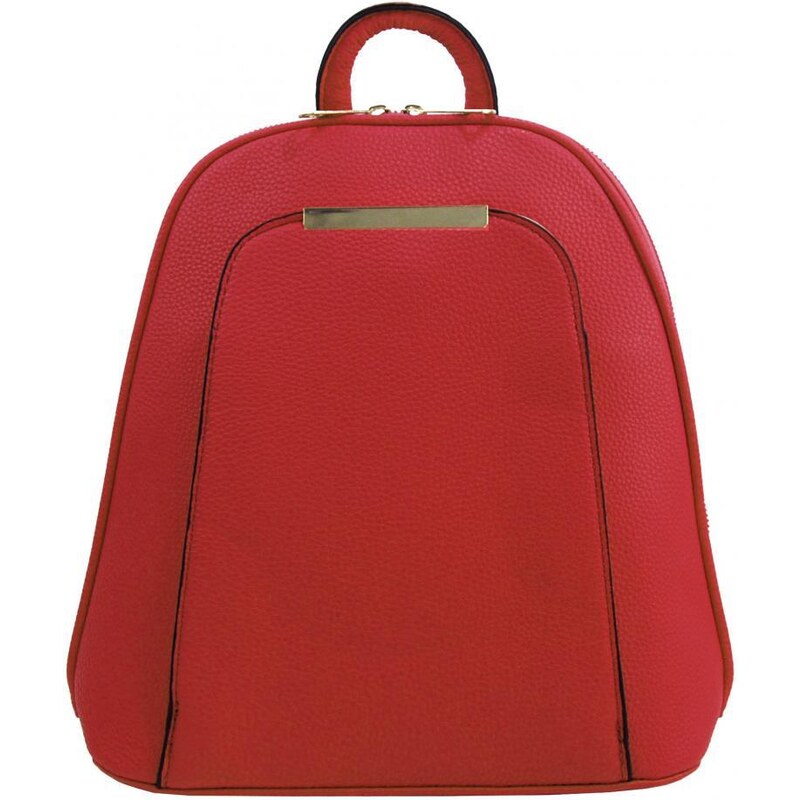 Jessica Bags Elegantní menší dámský batůžek / kabelka červená