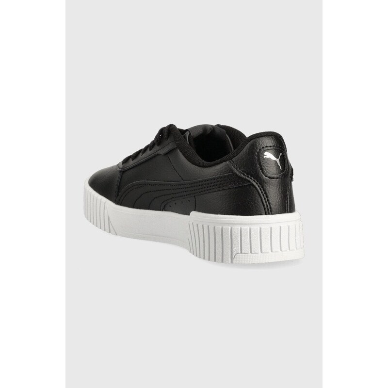 Dětské kožené sneakers boty Puma Carina 2.0 Jr černá barva