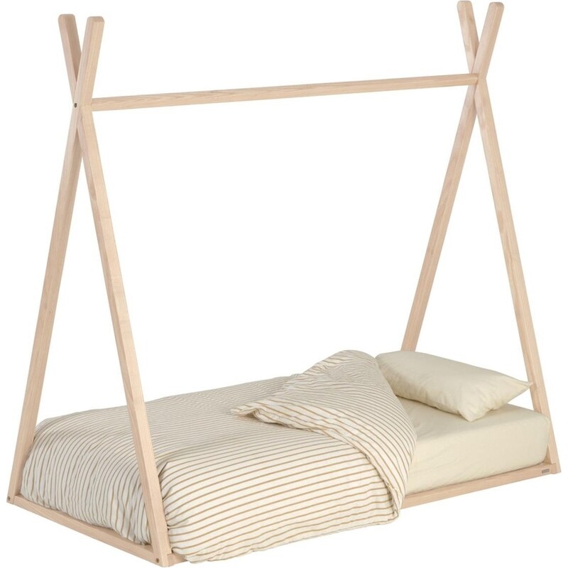 Dřevěná dětská postel Kave Home Maralis 70 x 140 cm