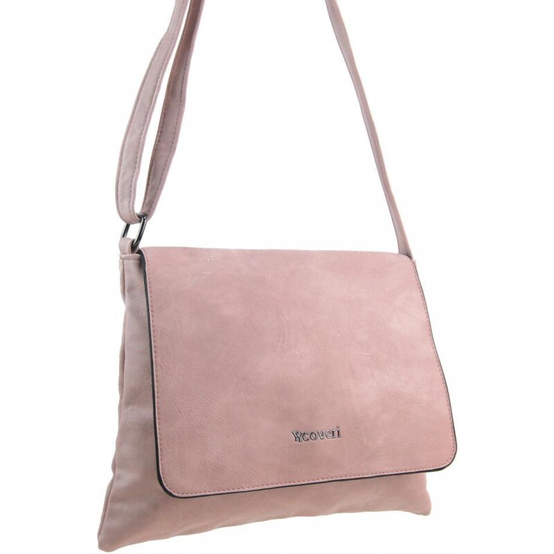 YY Coveri Dámská crossbody kabelka růžová