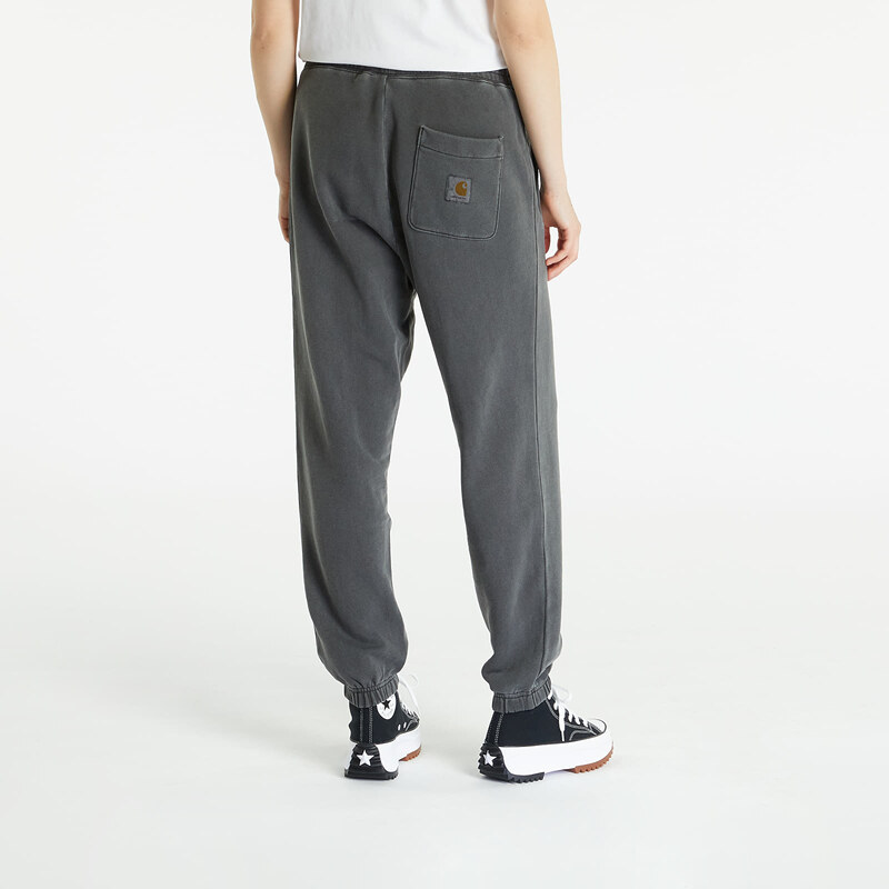 Pánské tepláky Carhartt WIP Nelson Sweat Pant Black Garment Dyed