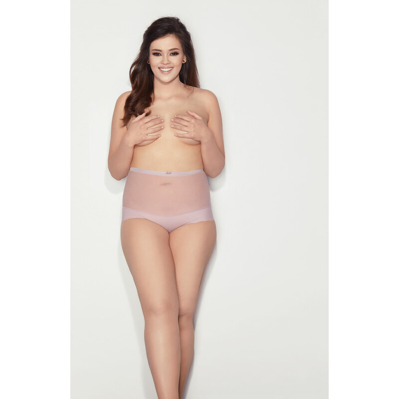 Dámské zeštíhlující kalhotky Glam Low pudrově růžové - Mitex 113510397