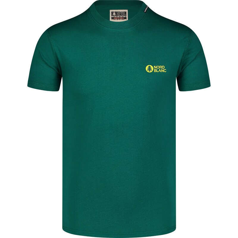Nordblanc Zelené pánské tričko z organické bavlny NATURE