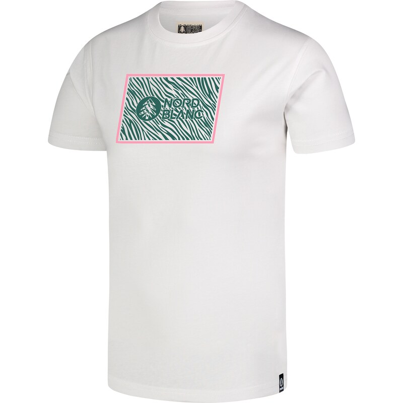 Nordblanc Bílé dámské tričko z organické bavlny SAFARI