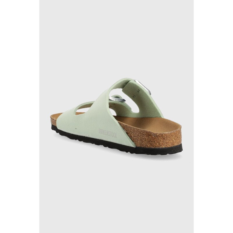 Pantofle Birkenstock Arizona dámské, zelená barva, 1024092