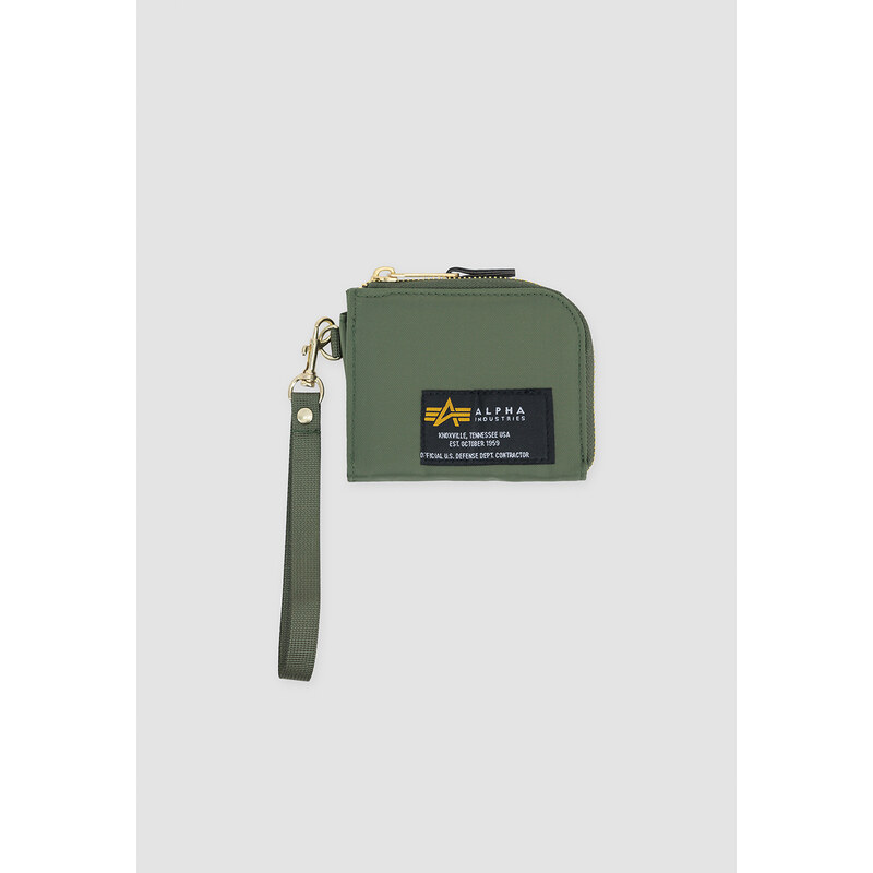 Alpha Industries Peněženka Label Wallet sage green 82522883