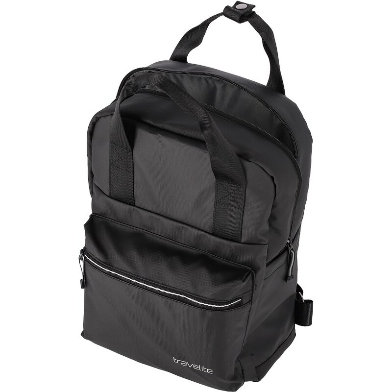 Travelite Basics Canvas Backpack Black