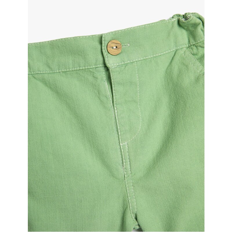 Koton The Shorts Waist Elasticated Basic. Cotton With Pocket.