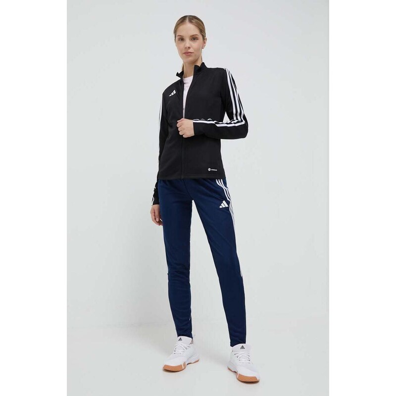 Tréninkové kalhoty adidas Performance Tiro 23 League tmavomodrá barva, s aplikací, HS3539