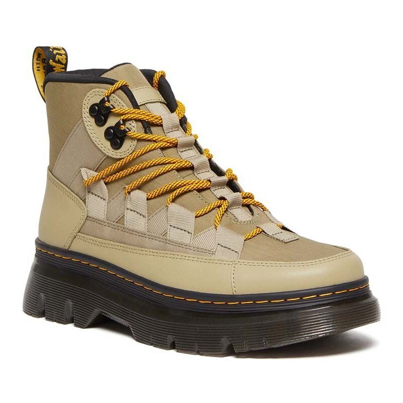 Boty Dr. Martens Boury pánské, zelená barva, DM30831358, DM30831358-Pale.Olive