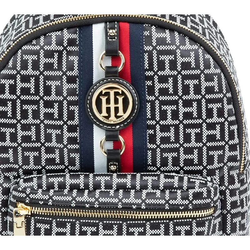 Tommy Hilfiger Batoh Jaden Backpack Black White GLAMI.cz