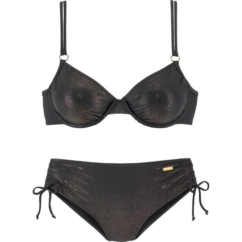 LASCANA Bikiny zlatá / černá 82546357