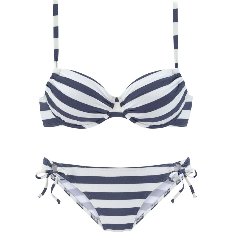 VENICE BEACH Bikiny námořnická modř / bílá 82546398