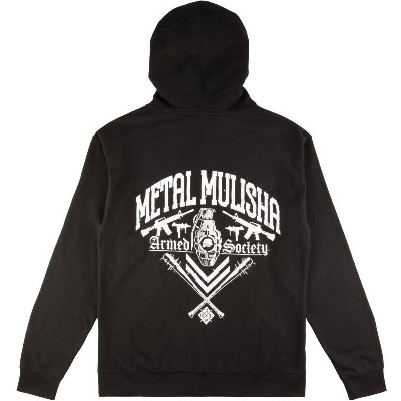 Metal Mulisha MIKINA META MUISHA EXPOSIVE ZIP HOODI - černá -