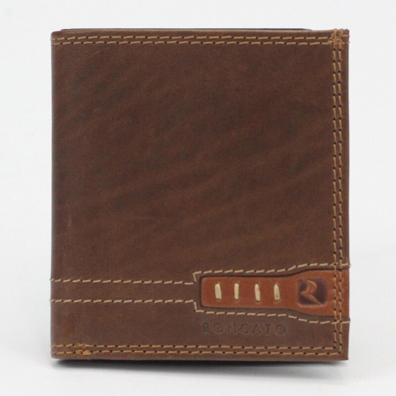 Pánská kožená peněženka Roncato 185-25 hnědá