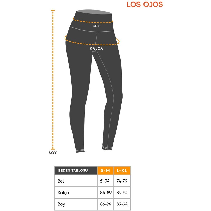 LOS OJOS Women's Gray High Waist Seamless