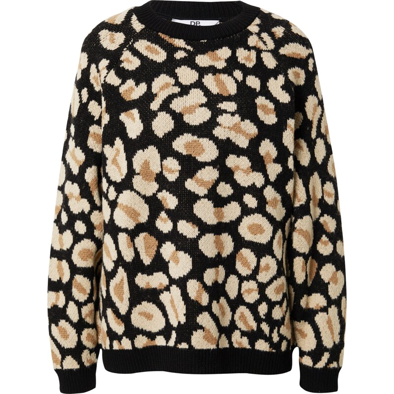 Dorothy Perkins Svetr béžová / světle hnědá / černá