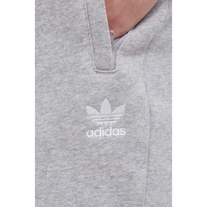 Kraťasy adidas Originals pánské, šedá barva, melanžové