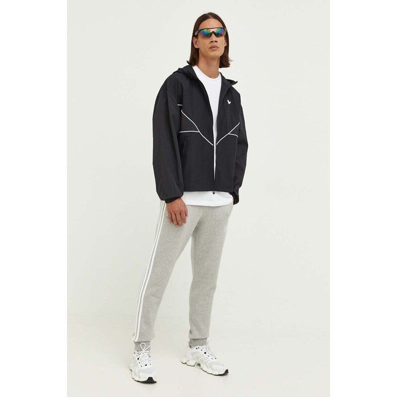 Tepláky adidas Originals šedá barva, s aplikací, IA4795-grey