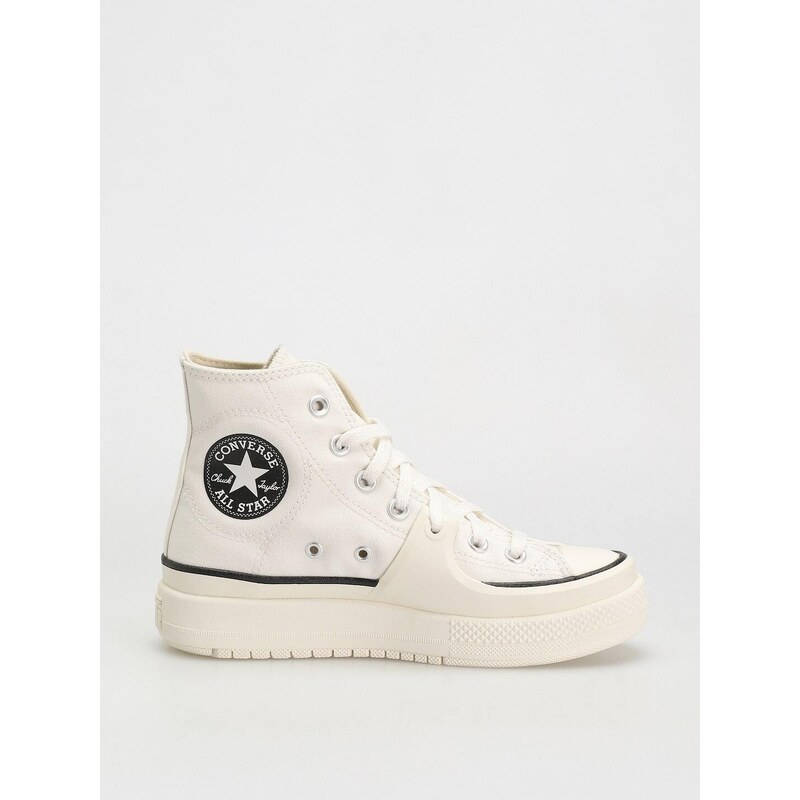 Converse Chuck Taylor All Star Construct Hi (vintege white/black)bílá