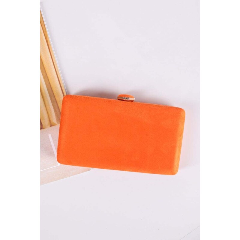 Paris Style Oranžová clutch kabelka Naomi