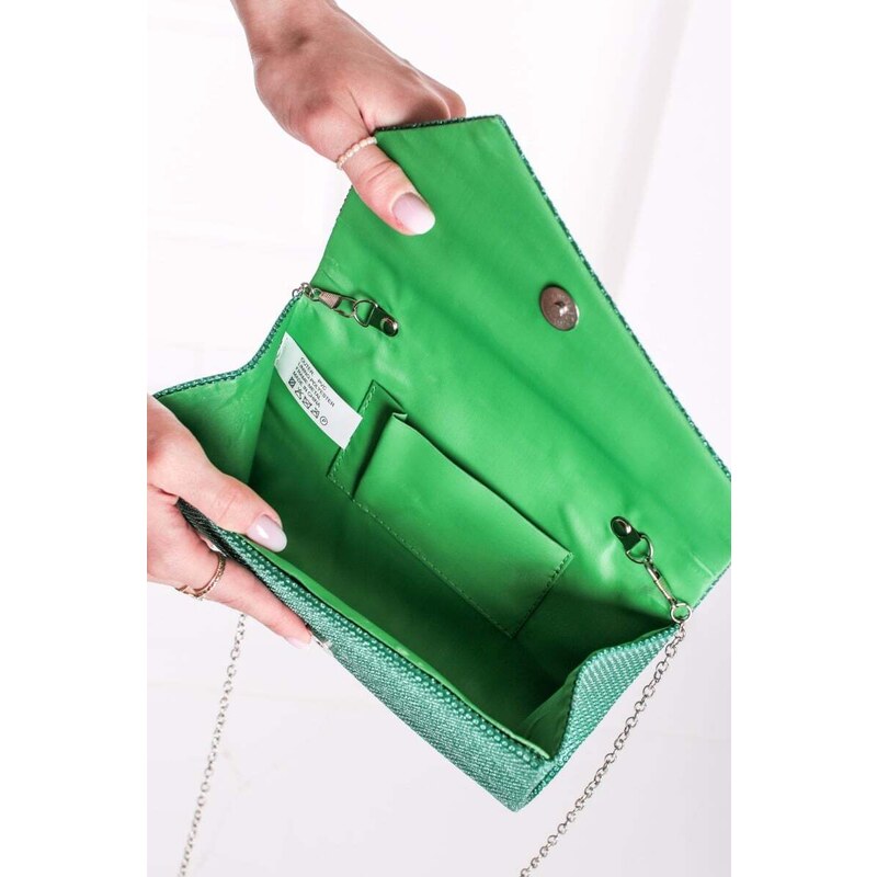 Paris Style Zelená společenská kabelka Allegra