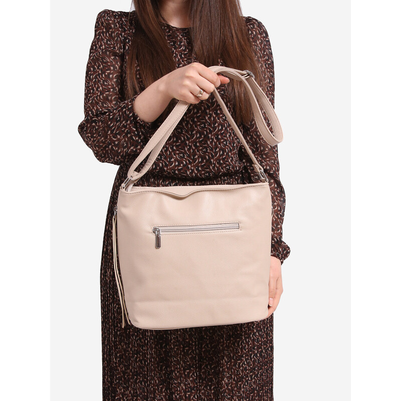 Classic women's beige Shelvt handbag