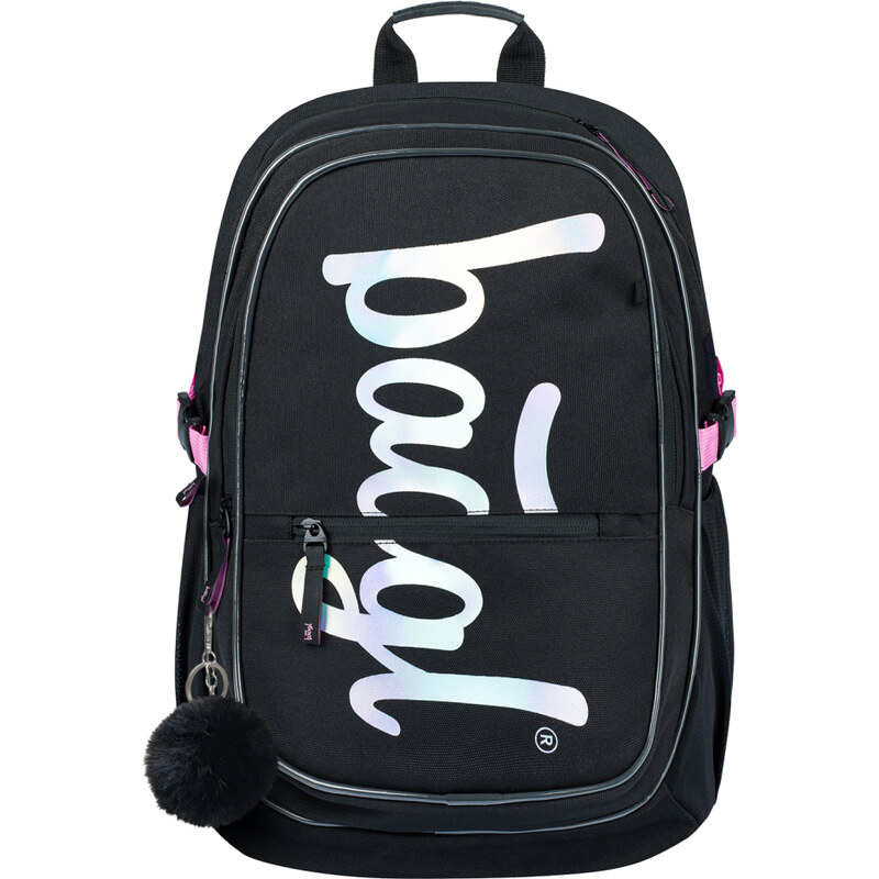 BAAGL Školní batoh Core Metallic Holo 25l