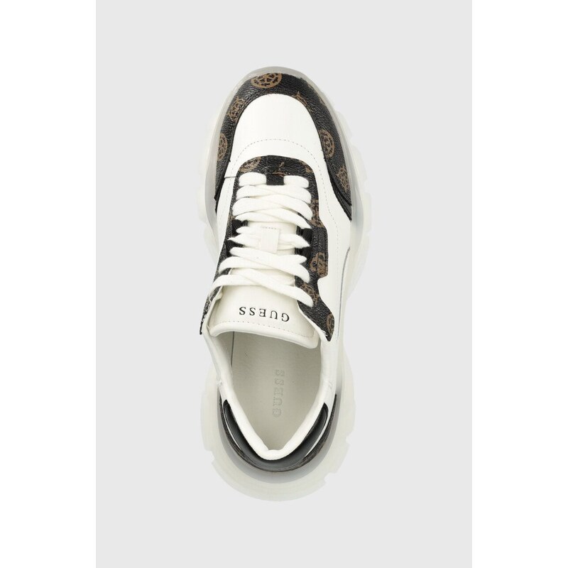 Sneakers boty Guess FL7MSS FAL12 bílá barva, MASSEL