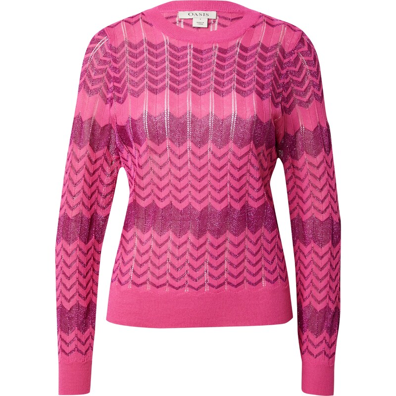 Oasis Svetr pink / fuchsiová 109110445